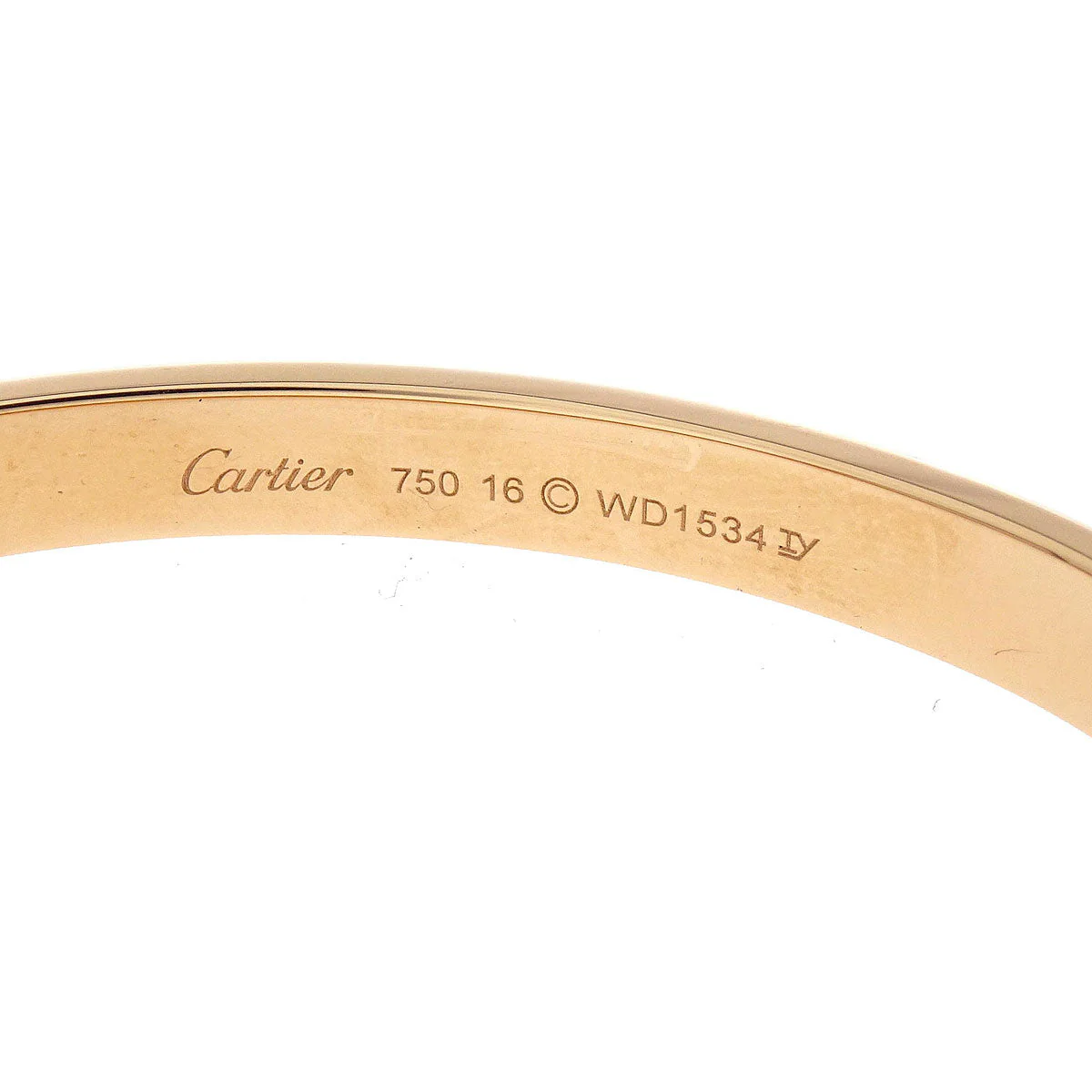 Cartier Love Bracelet Bangle WD1534 750 #16 Jewelry - Image 4