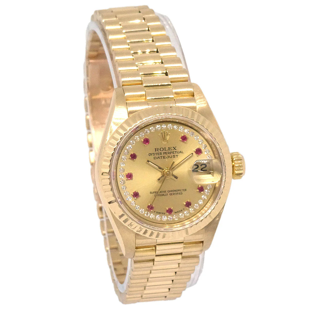 Rolex Oyster Perpetual Datejust 26mm Ref.69178G Self-winding Watch 18K - Image 2