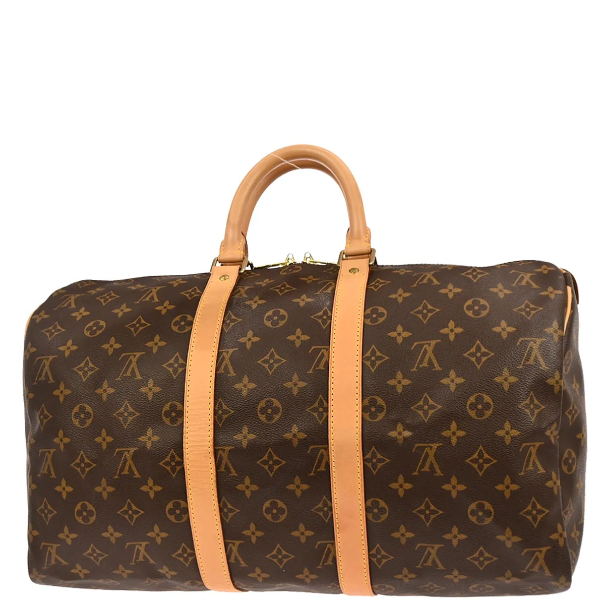 Louis Vuitton 2003 Monogram Keepall 45 Duffle Bag M41428 - Image 2