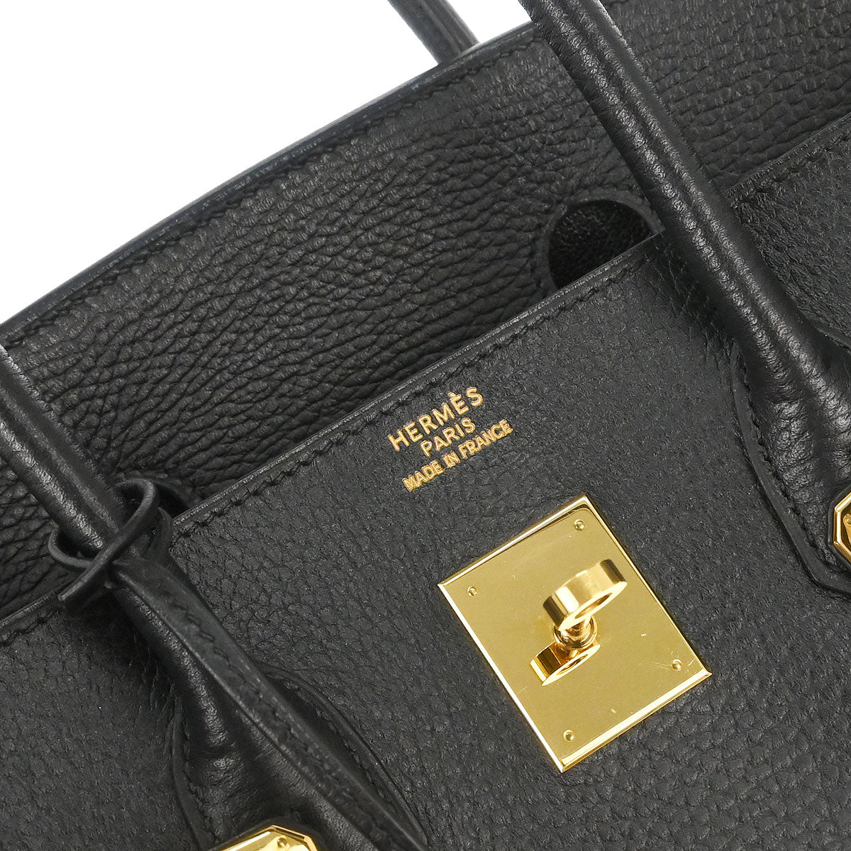 Hermes Black Ardennes Birkin 35 Handbag - Image 9