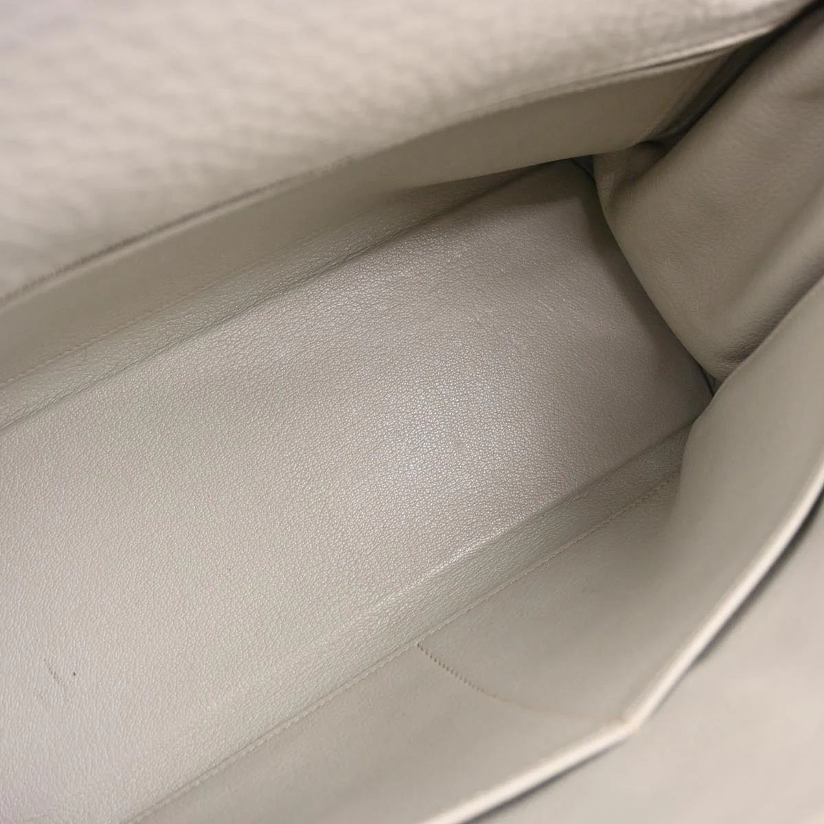 Hermes Light Gray Taurillon Clemence Kelly 32 Retourne 2way Shoulder Handbag - Image 7
