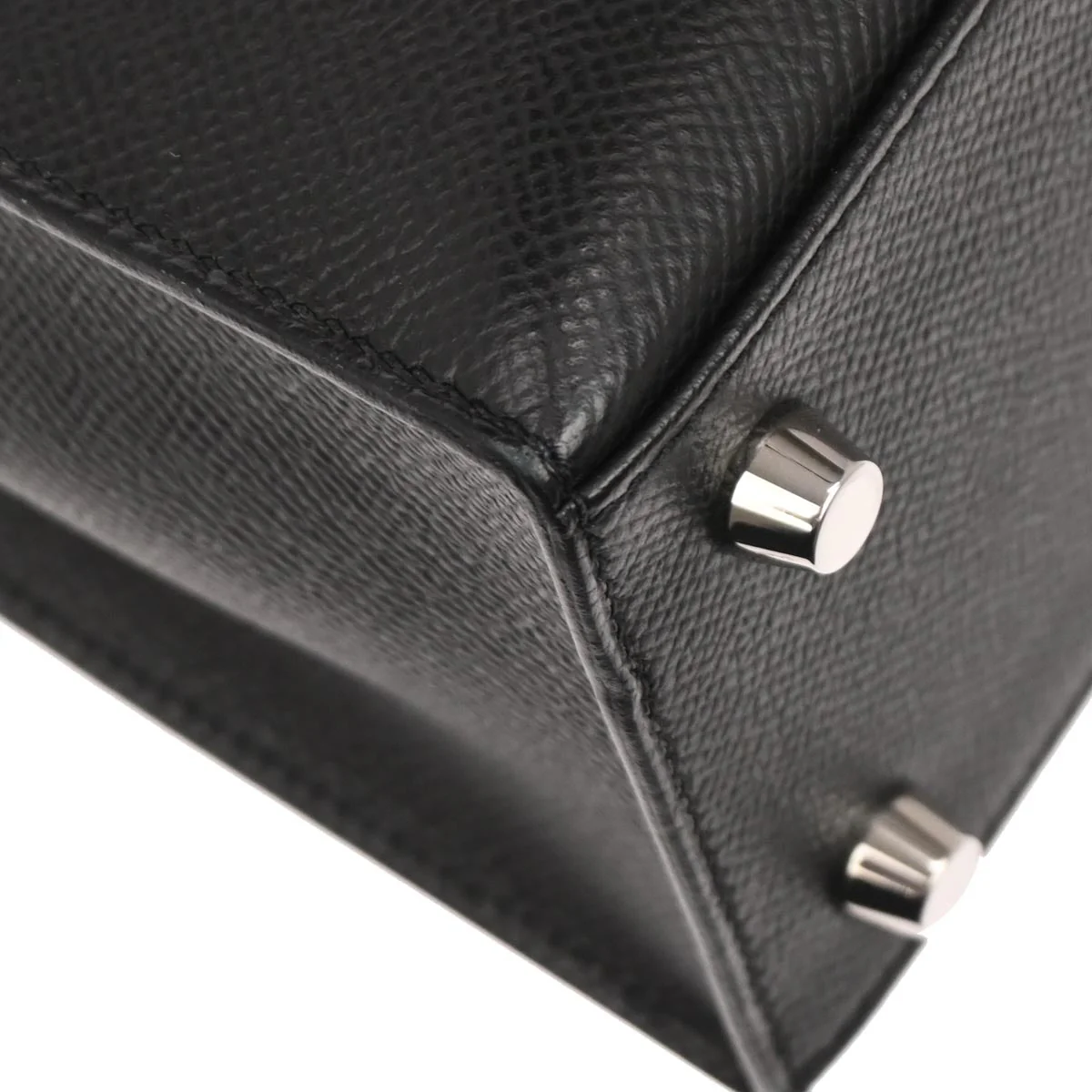 Hermes Black Epsom Kelly 25 Sellier 2way Shoulder Handbag - Image 3