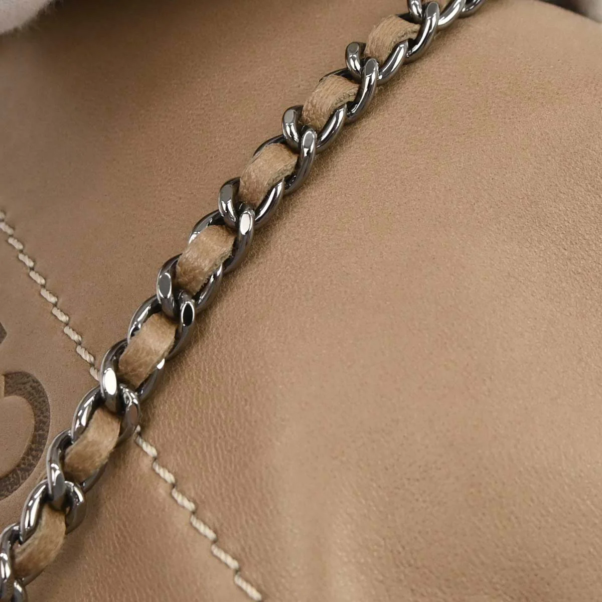 Chanel 2005-2006 Brown Lambskin Handbag - Image 6
