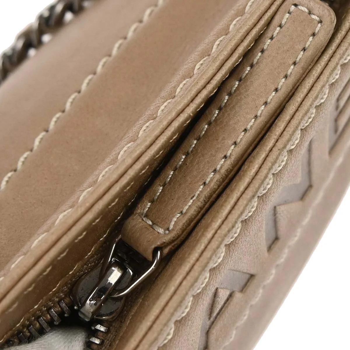 Chanel 2005-2006 Brown Lambskin Handbag - Image 7