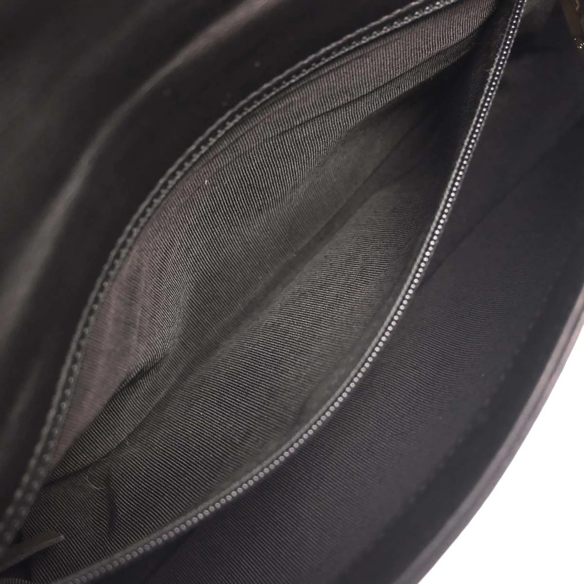Chanel 2000-2002 Black Lambskin Choco Bar Shoulder Bag - Image 15