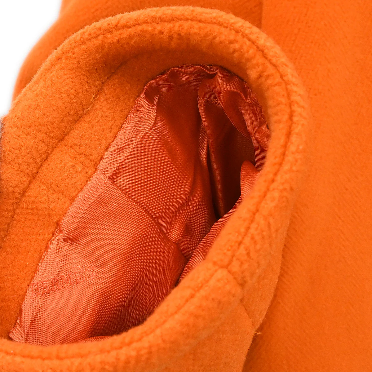 Hermes Duffel Coat Orange #48 - Image 4