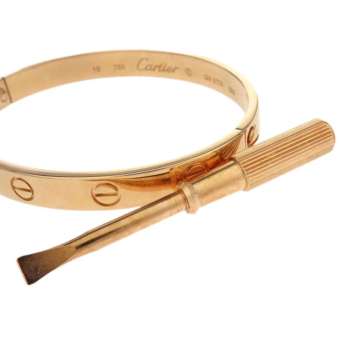 Cartier Love Bracelet Bangle 750 #16 Jewelry - Image 6
