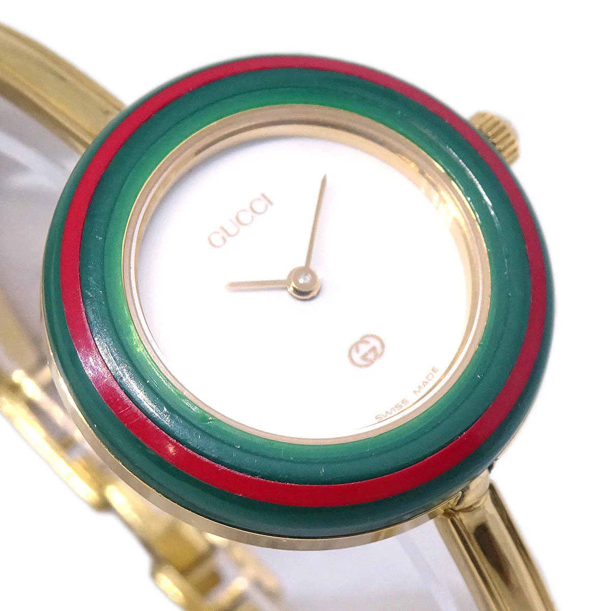 Gucci 1100-L Change Bezel Chameleon Quartz Watch SS - Image 4