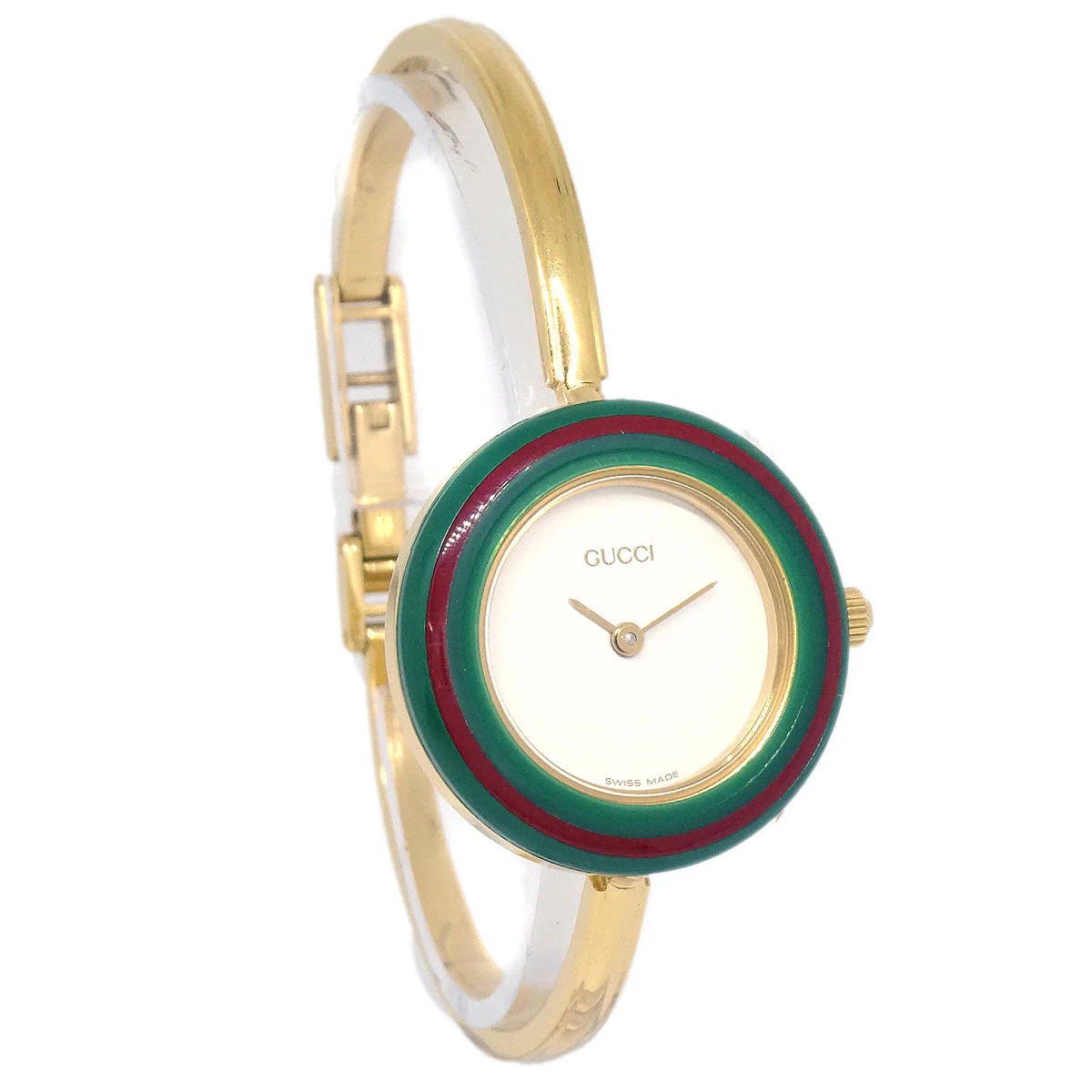 Gucci 11/12.2 Change Bezel Chameleon Quartz Watch SS - Image 4