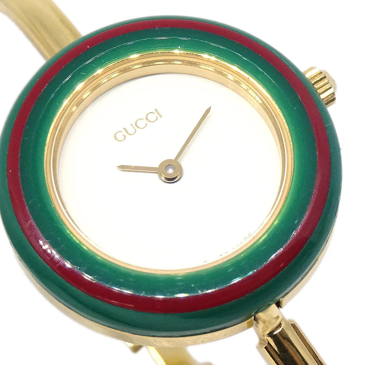 Gucci 11/12.2 Change Bezel Chameleon Quartz Watch SS - Image 5