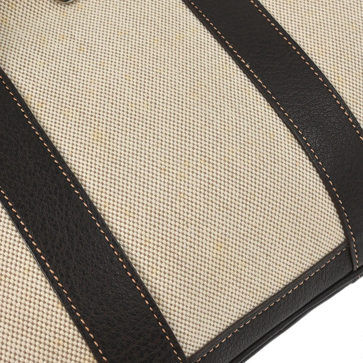 Hermes Beige Toile H Buffalo Garden Party 30 TPM 2way Shoulder Tote Handbag - Image 4