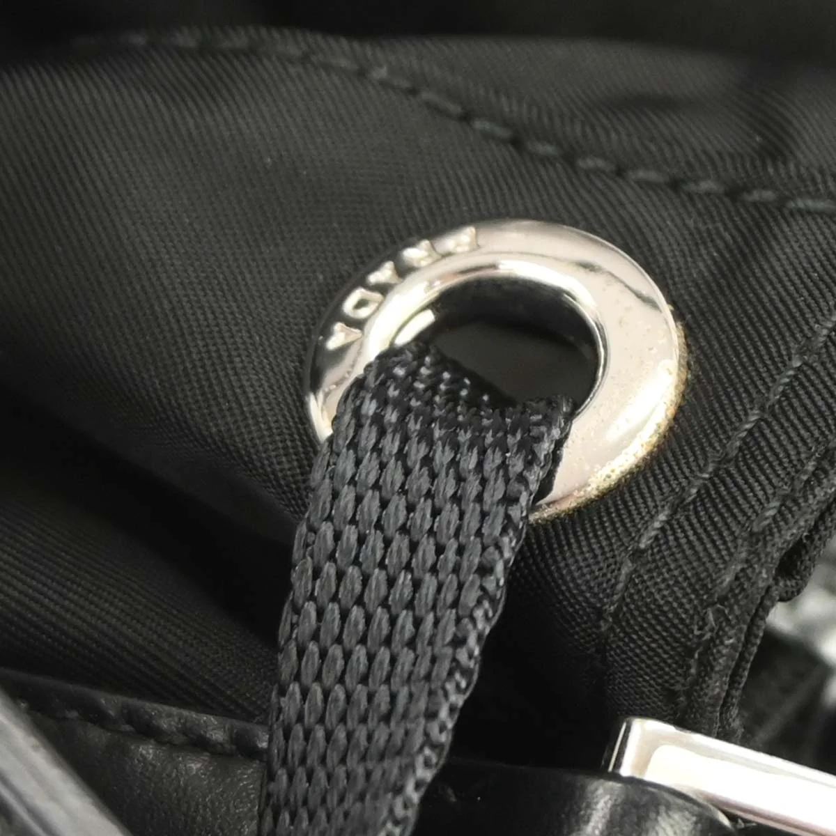 Prada Black Nylon Shoulder Bag - Image 5