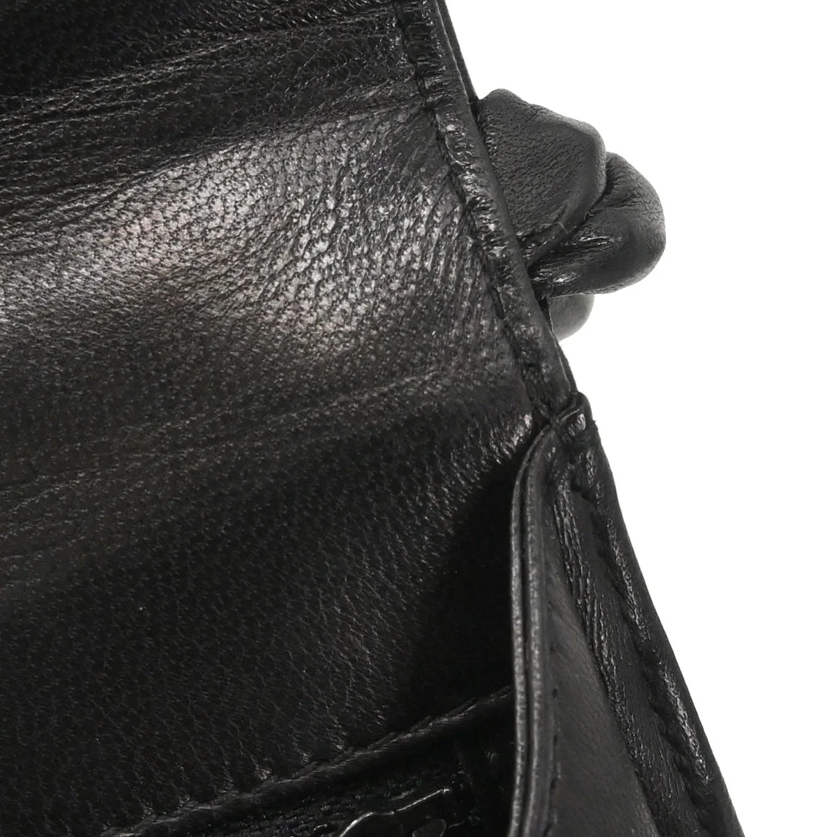 Chanel Black Lambskin Top Handle Handbag - Image 17