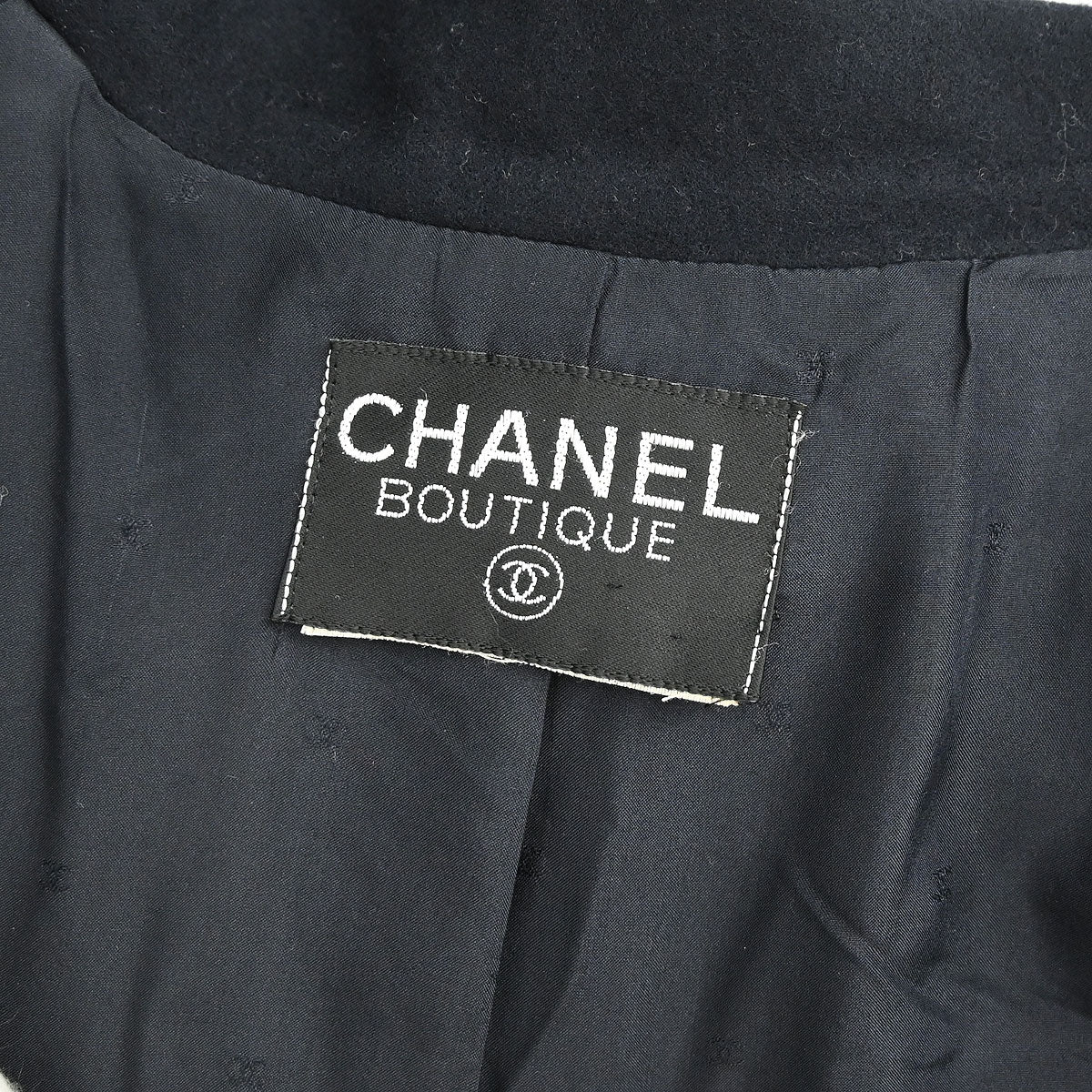 Chanel Double Breasted Jacket Navy - Image 10