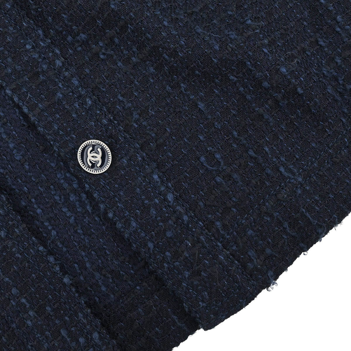 Chanel 2001 Single Breasted Jacket Navy Black #40 - Image 4