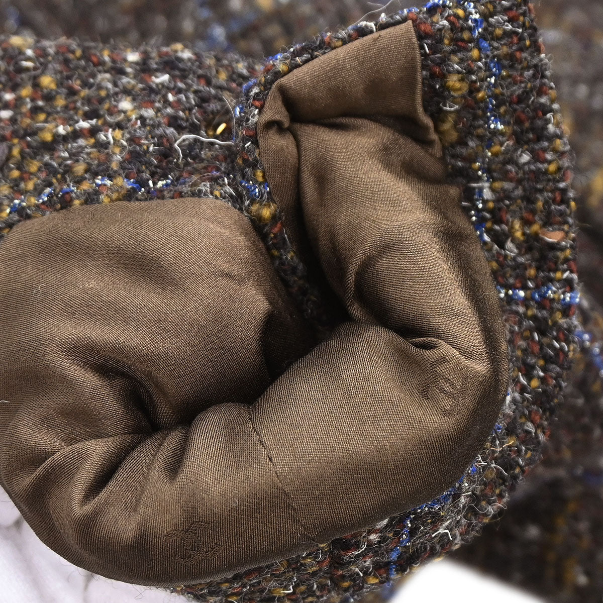 Chanel 1994 Setup Suit Jacket Skirt Brown #36 - Image 5