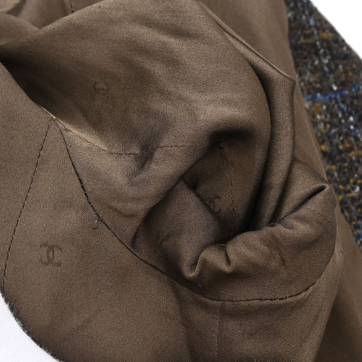 Chanel 1994 Setup Suit Jacket Skirt Brown #36 - Image 8