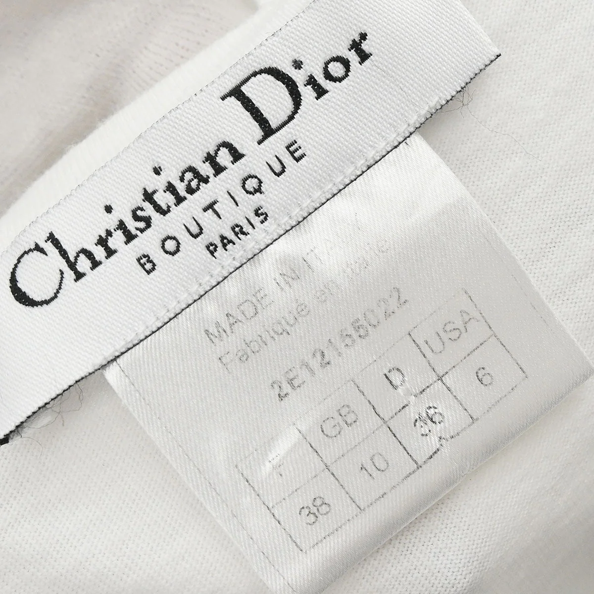 Christian Dior 2002 T-shirt White #38 - Image 10