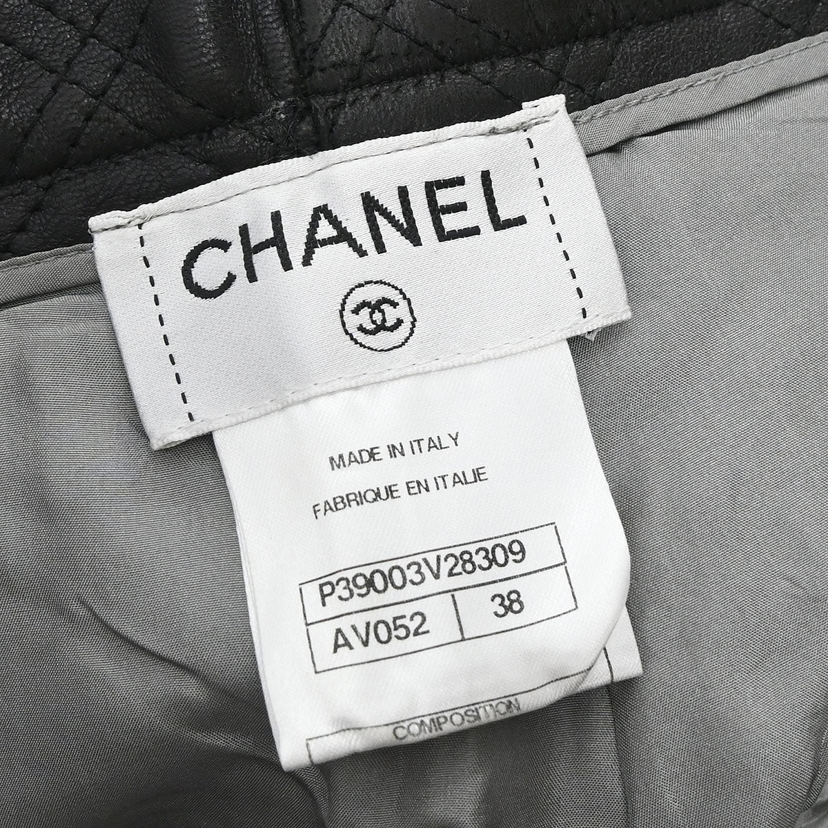 Chanel 2010 Long Pants Mademoiselle Lock Gray #38 - Image 10