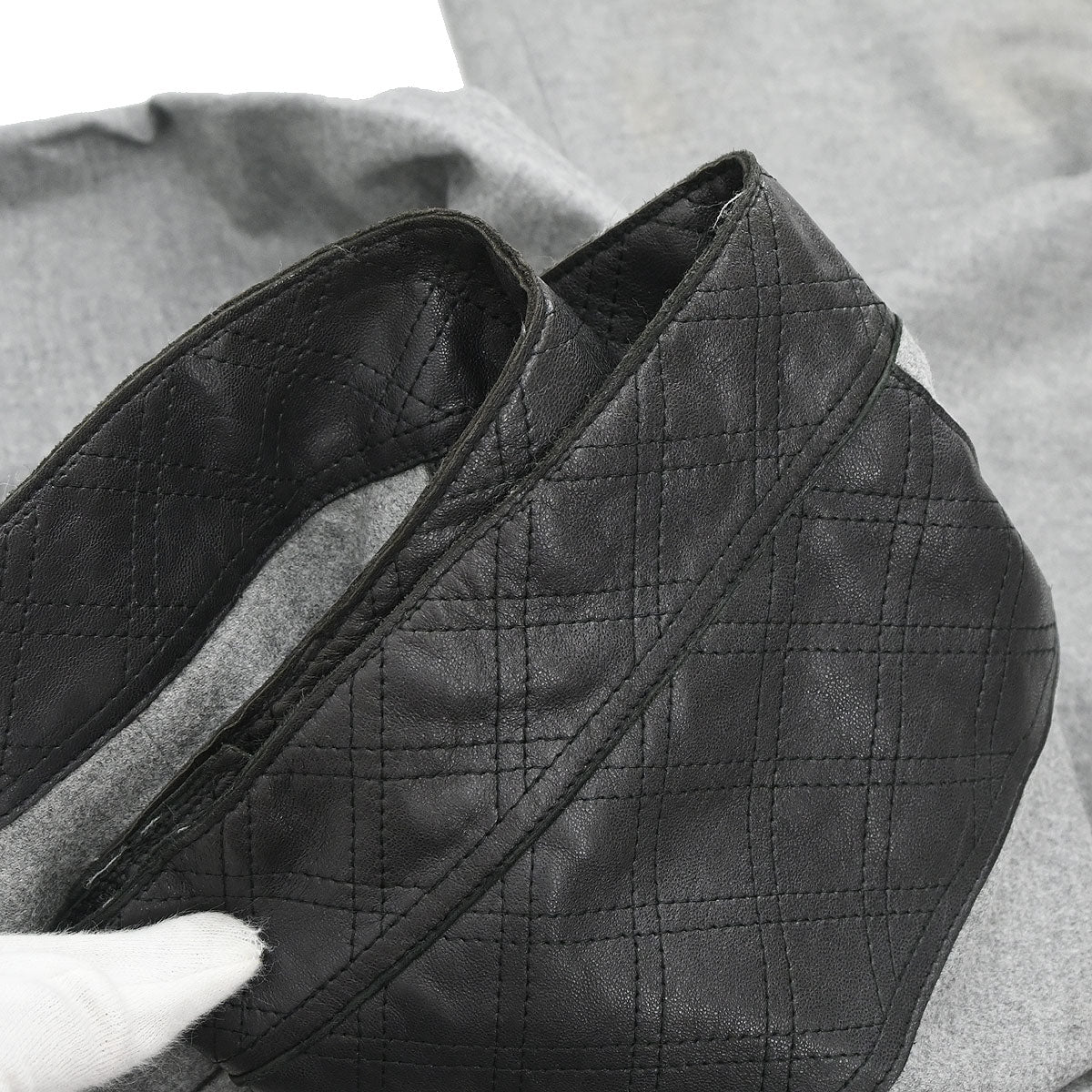 Chanel 2010 Long Pants Mademoiselle Lock Gray #38 - Image 7