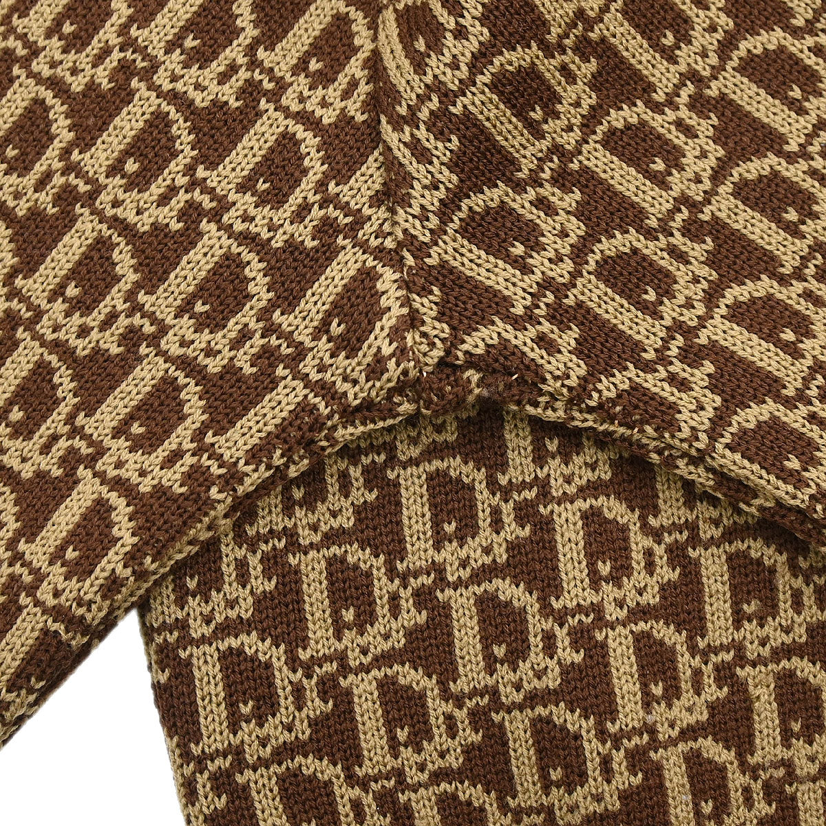 Christian Dior Top Sweater Trotter Brown #M - Image 6