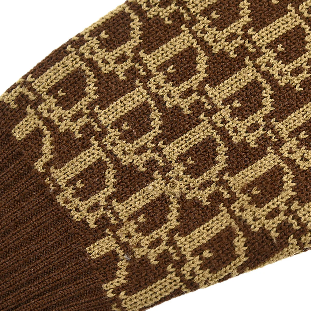 Christian Dior Top Sweater Trotter Brown #M - Image 7