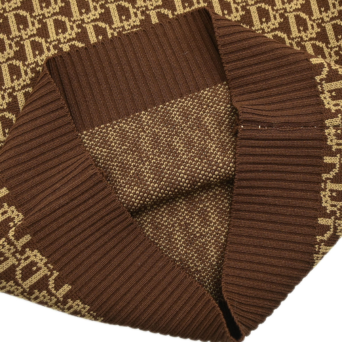 Christian Dior Top Sweater Trotter Brown #M - Image 8