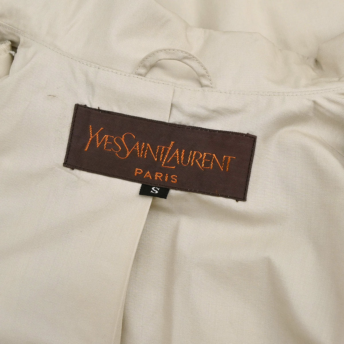 Yves Saint Laurent Coat Light Beige #S - Image 10