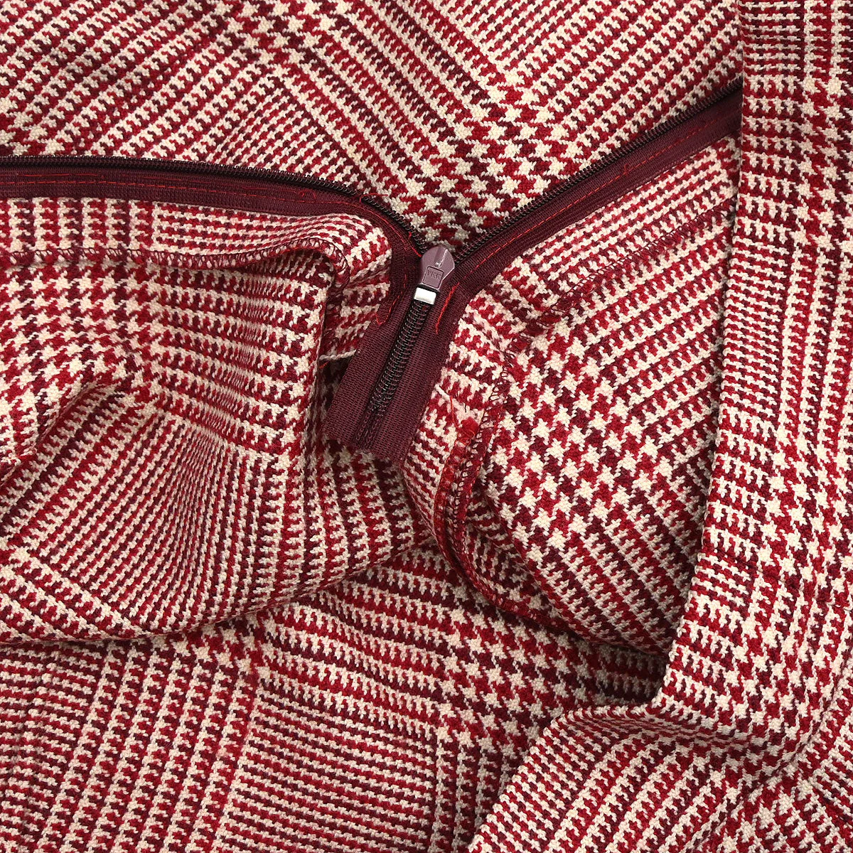 Hermes Setup Suit Jacket Skirt Red #40 - Image 11