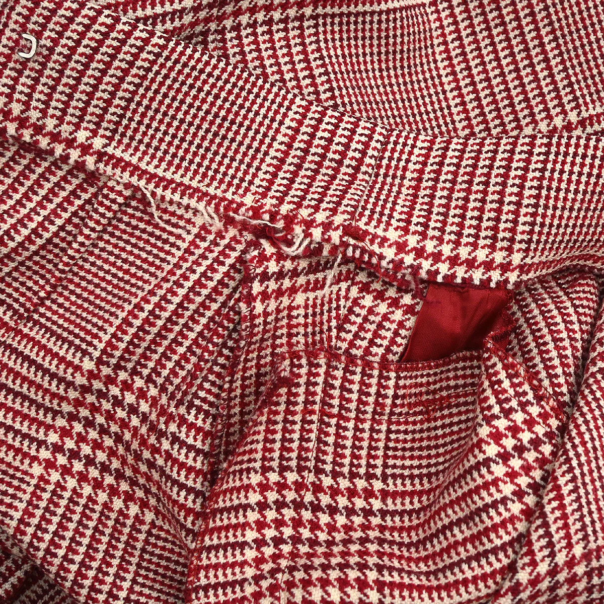Hermes Setup Suit Jacket Skirt Red #40 - Image 12