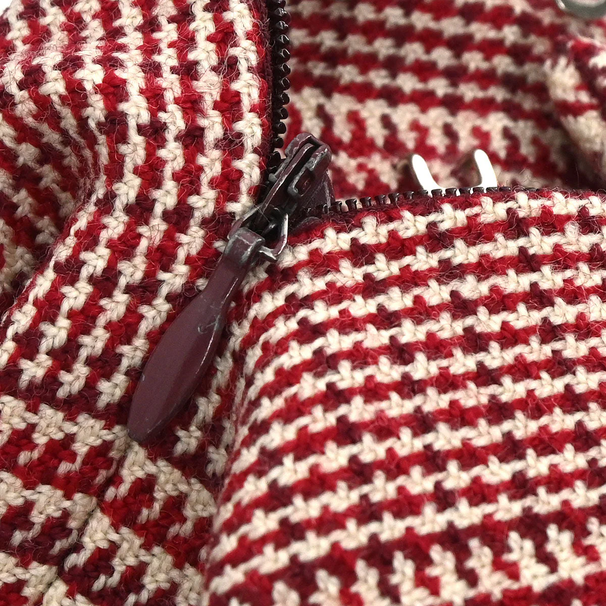 Hermes Setup Suit Jacket Skirt Red #40 - Image 13