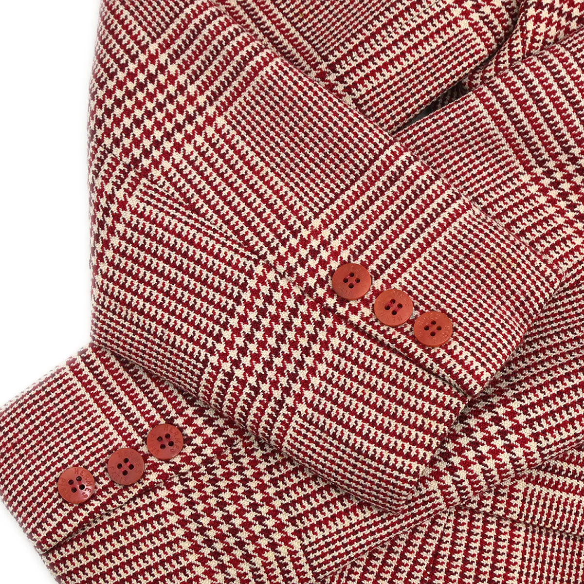 Hermes Setup Suit Jacket Skirt Red #40 - Image 5