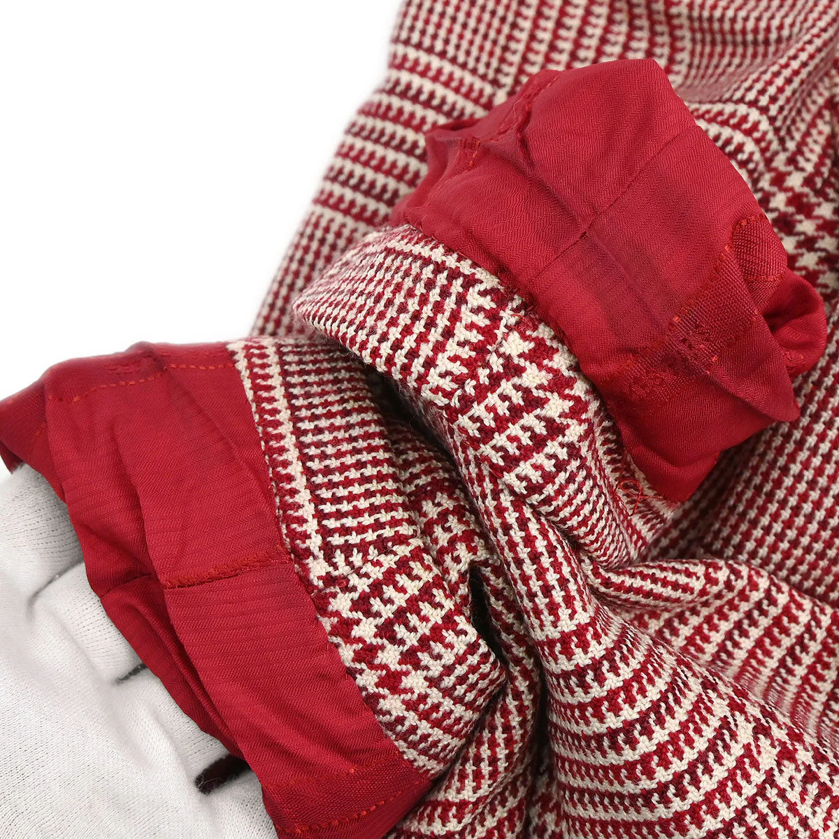 Hermes Setup Suit Jacket Skirt Red #40 - Image 6