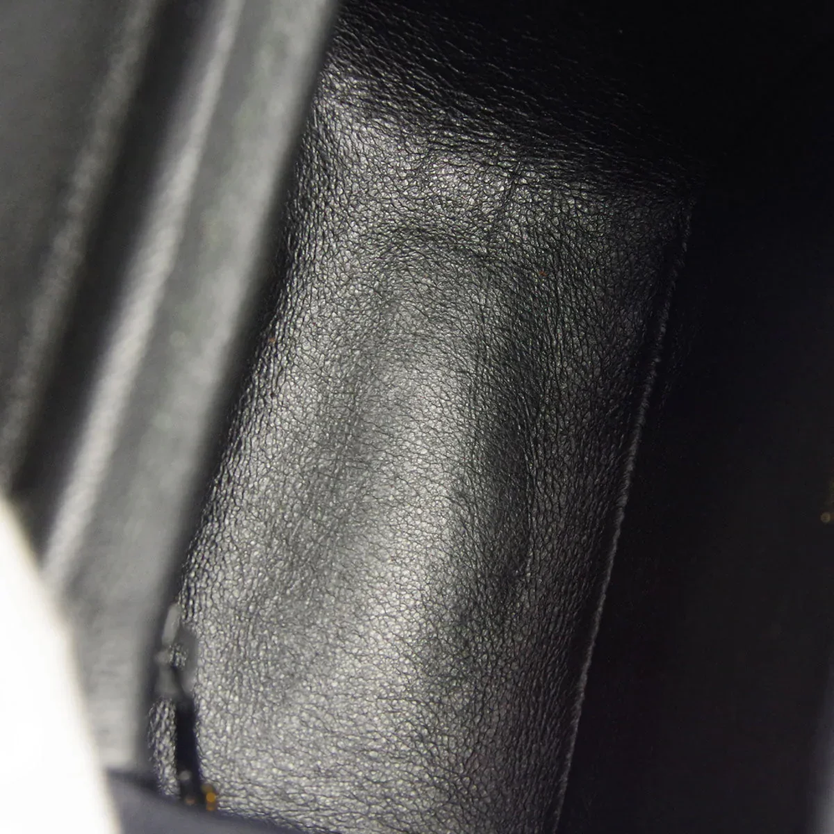 Chanel * 1997-1999 Black Satin Box Vanity Shoulder Bag - Image 8