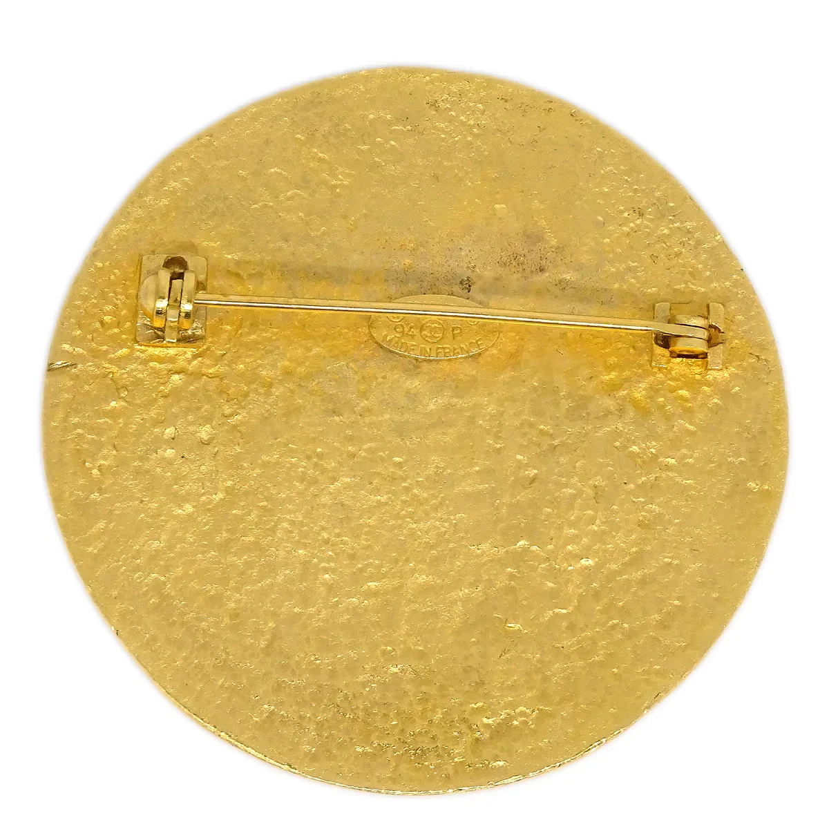 Chanel Medallion Brooch Pin Gold 94P - Image 2