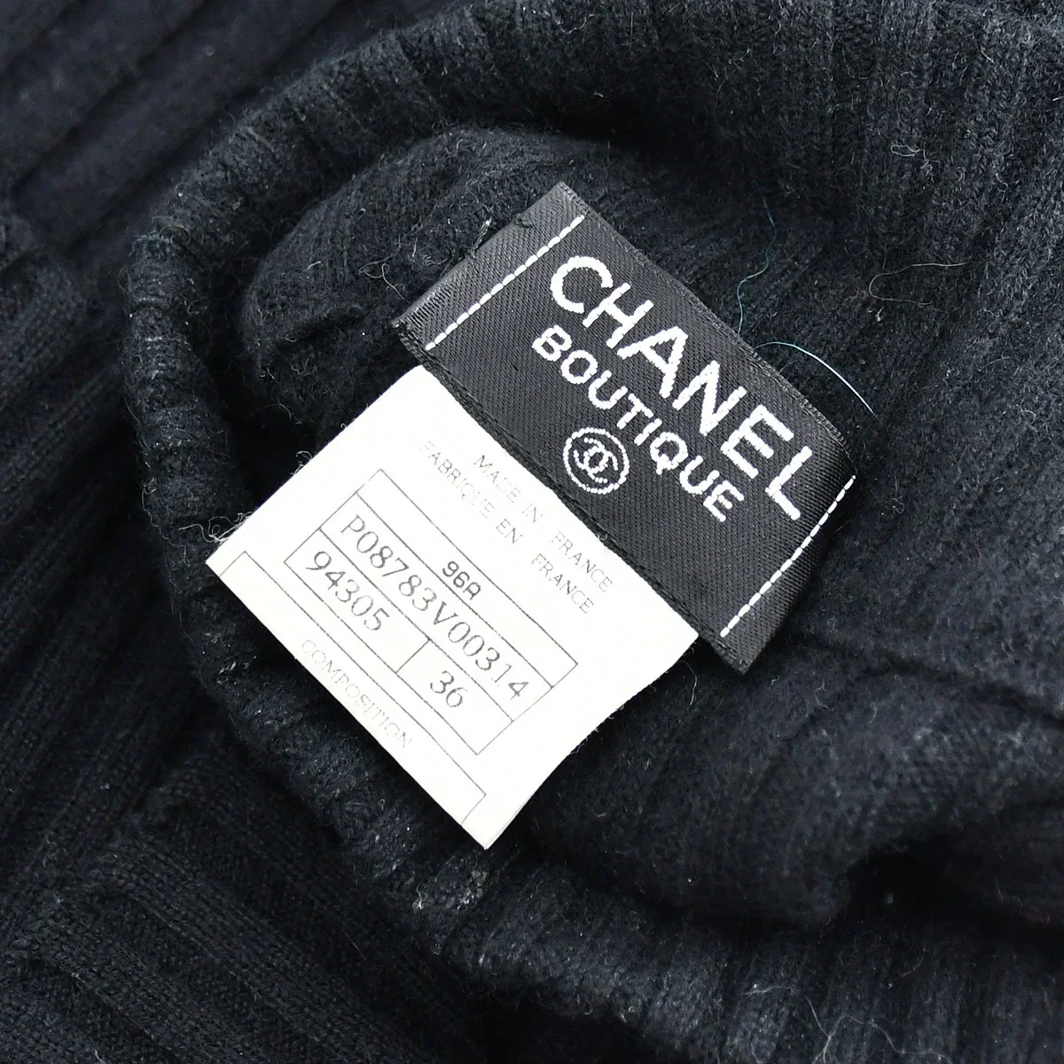 Chanel 1996 Fall Side Patch Cashmere Jumper #36 - Image 9