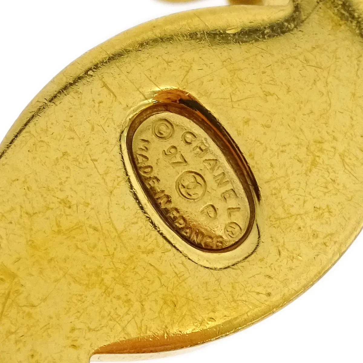 Chanel Turnlock Gold Chain Necklace Pendant 97P - Image 3