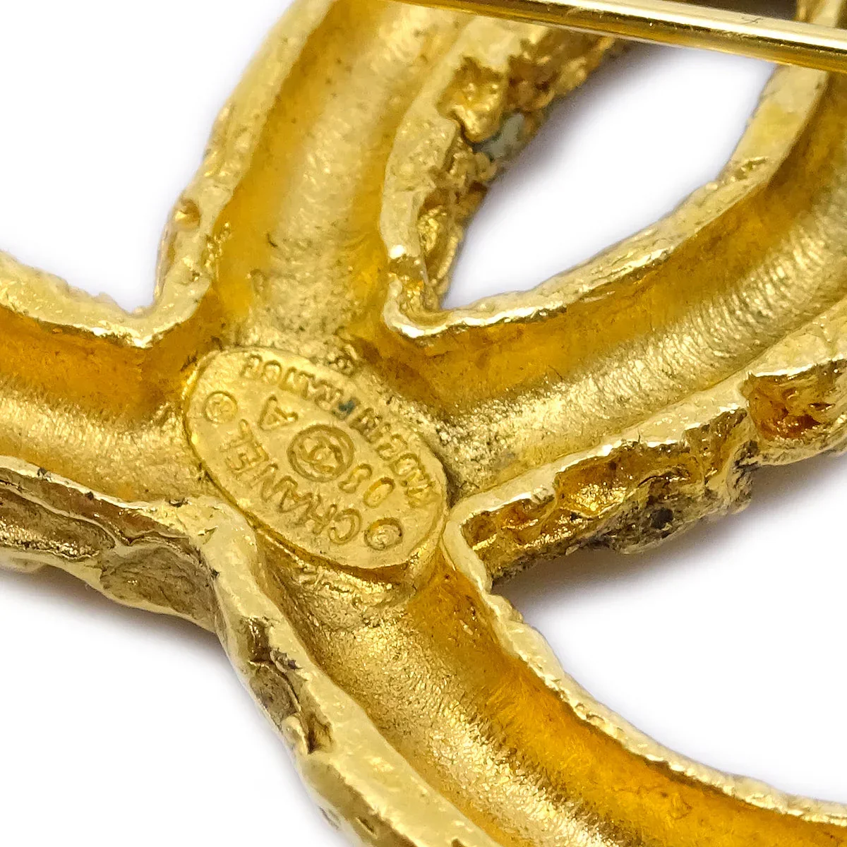 Chanel 1993 Florentine CC Brooch Large - Image 4