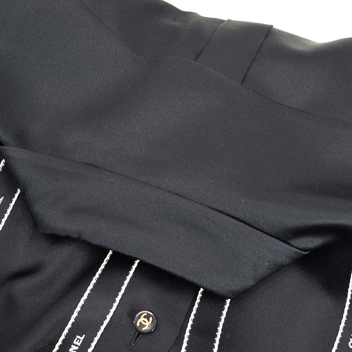 Chanel Fall 1994 Ribbon Silk Blouse Shirt #38 - Image 6