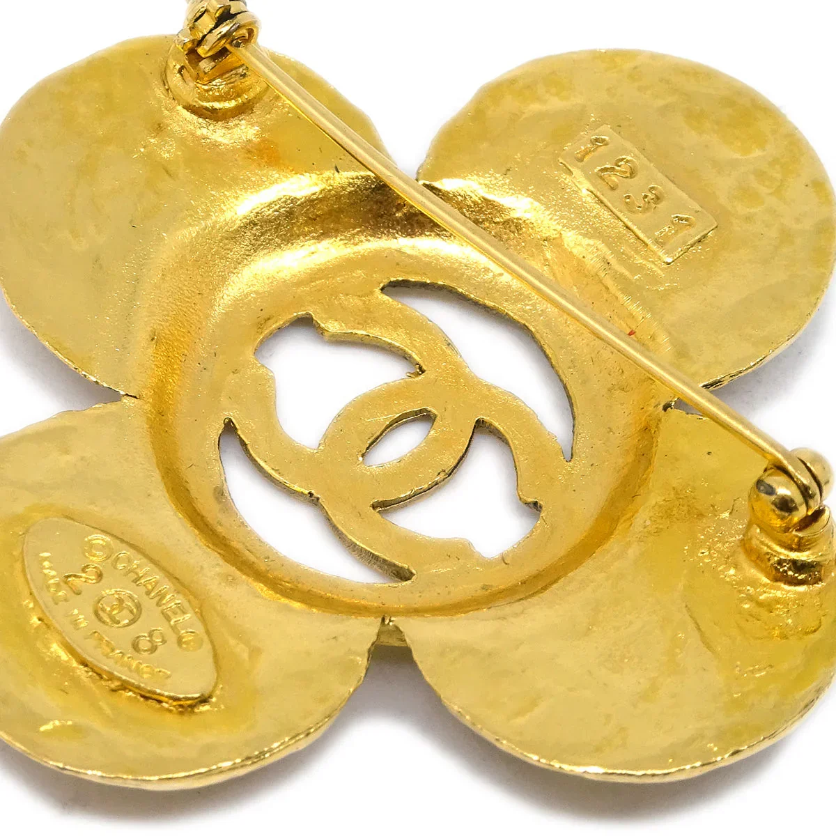Chanel Brooch Pin Gold 1231/28 - Image 3