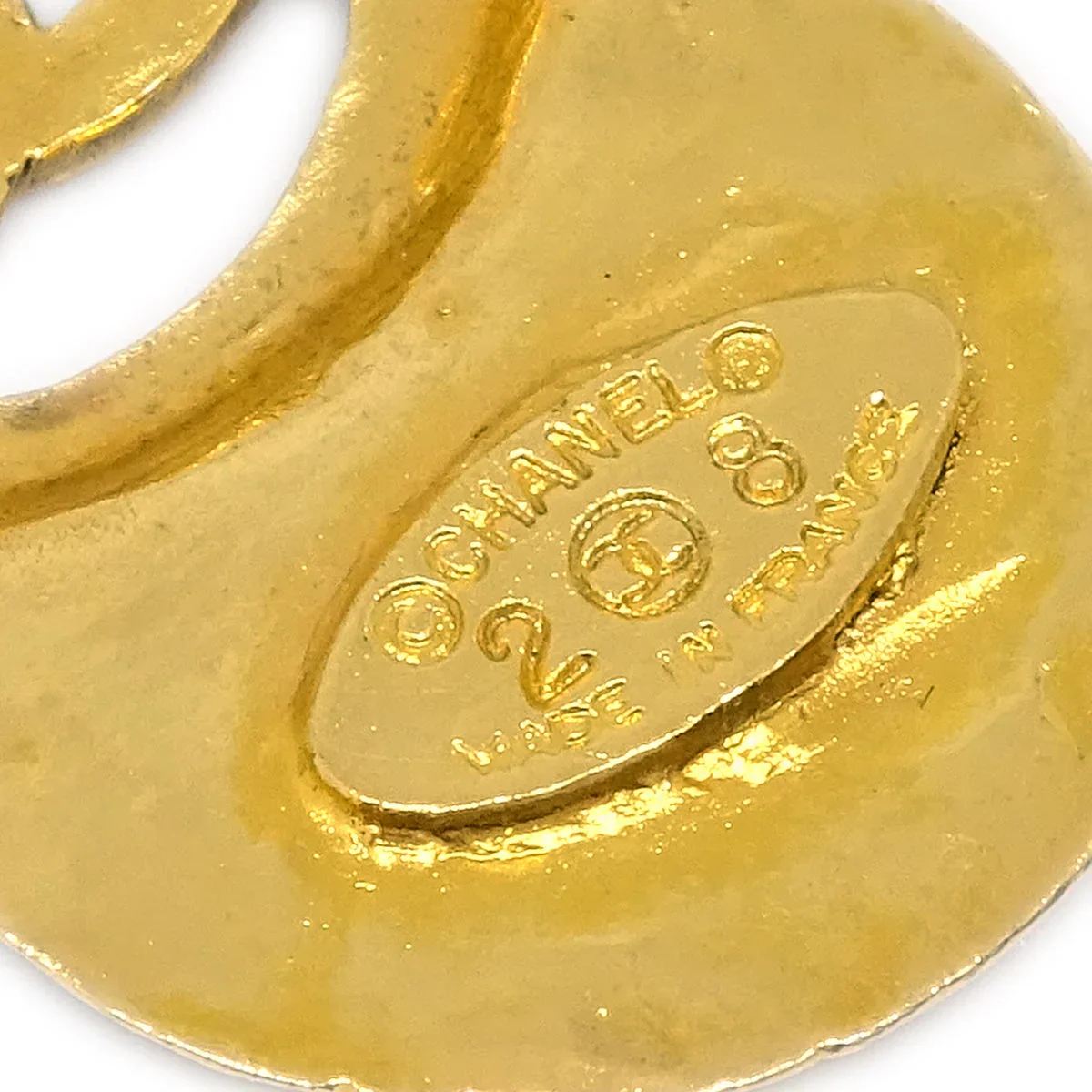 Chanel Brooch Pin Gold 1231/28 - Image 4