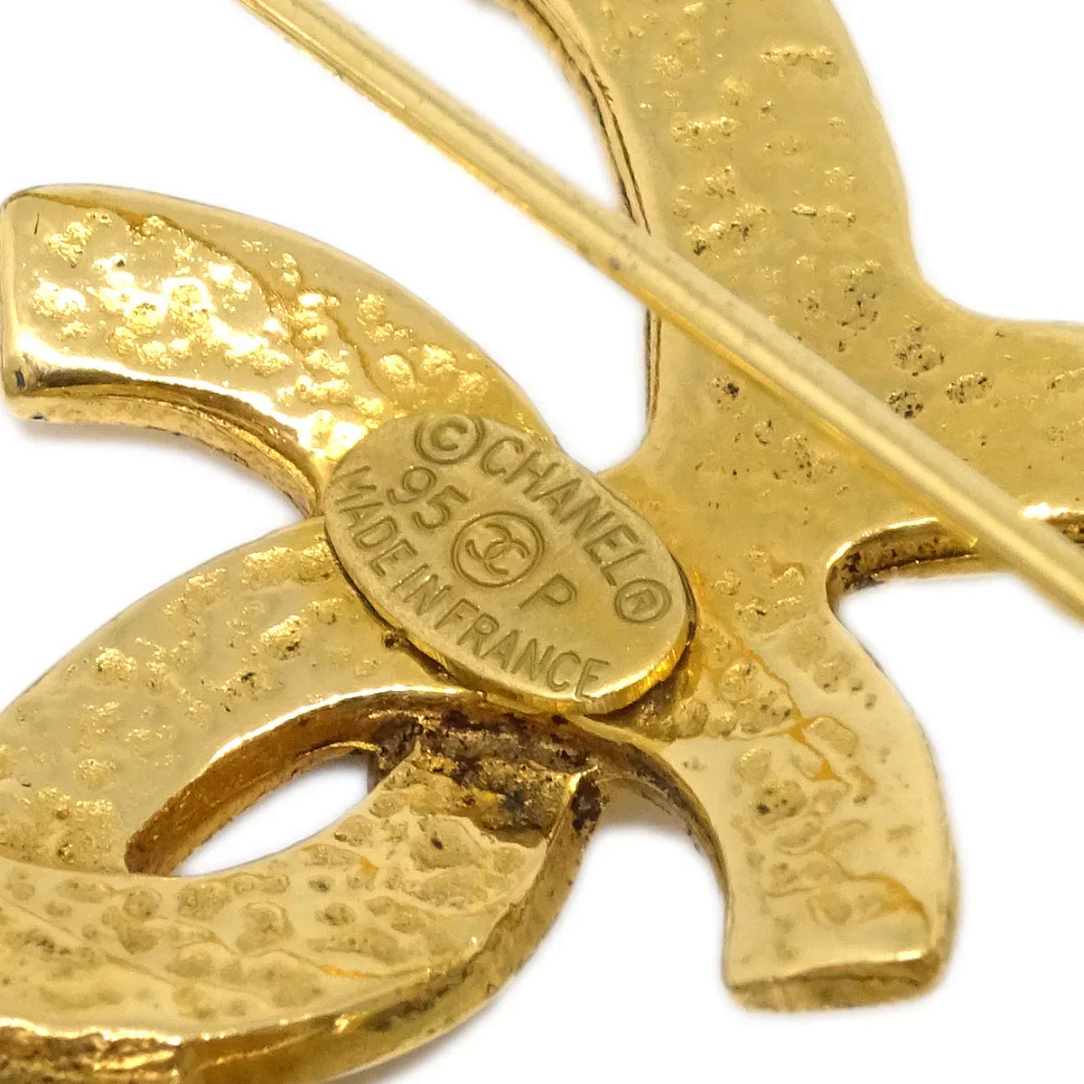Chanel Heart Brooch Gold 95P - Image 4