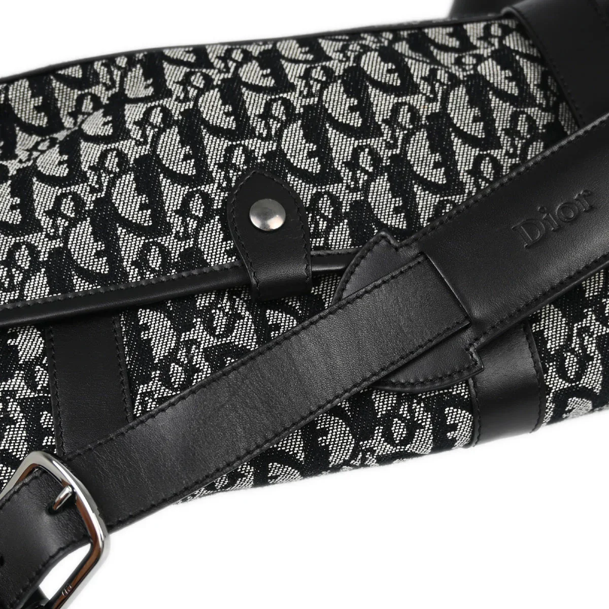 Christian Dior 2003 Black Trotter Shoulder Bag - Image 10