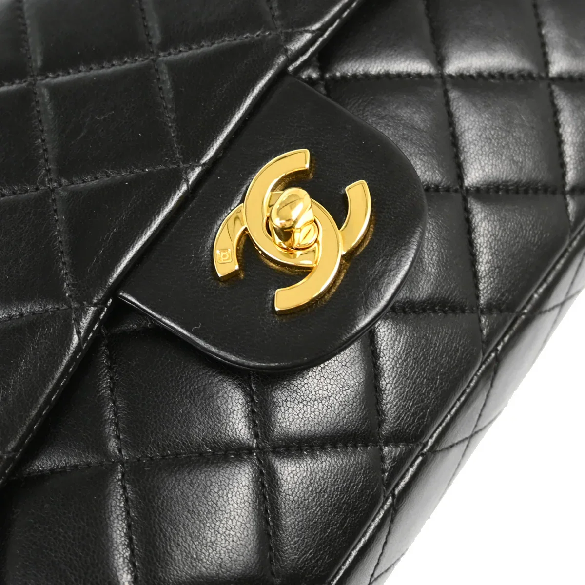 Chanel 1994-1996 Black Lambskin Backpack - Image 5