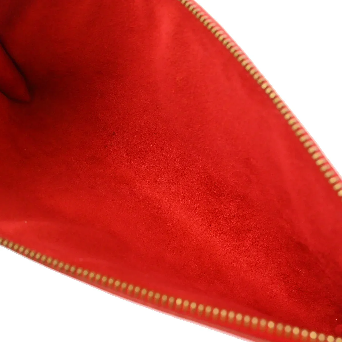 Louis Vuitton 2003 Red Epi Pochette Accessoires 24 Pouch Handbag M5298E - Image 6