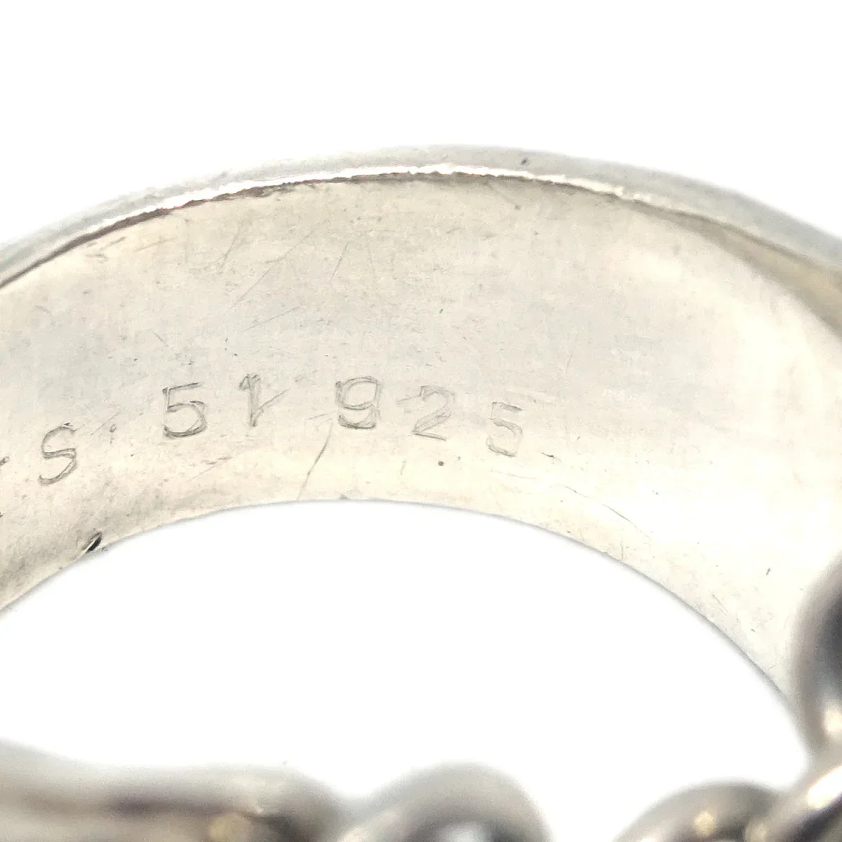 Hermes Ring Silver 925 #51 #47 #7 - Image 4