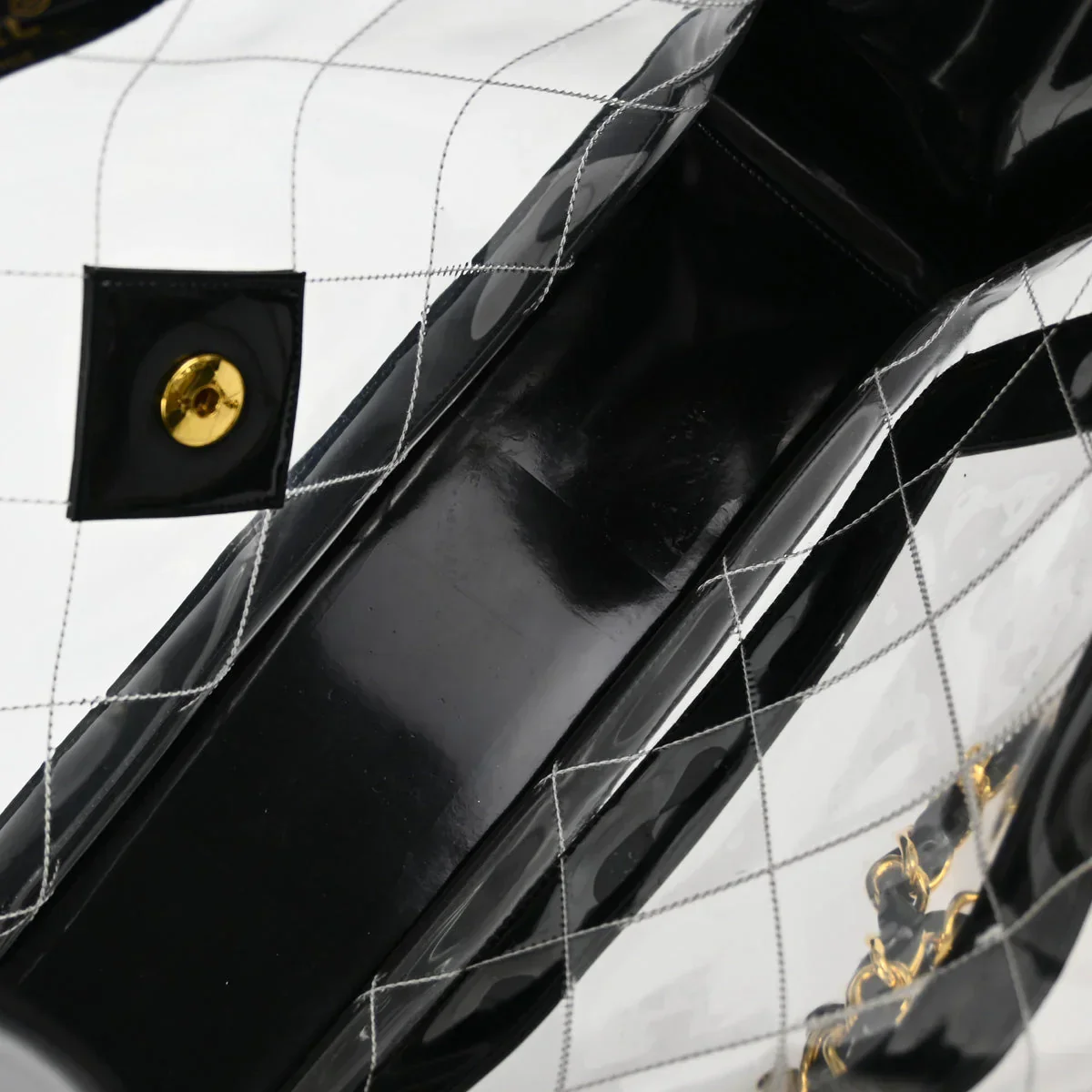 Chanel 1994-1996 PVC Maxi Classic Flap Shoulder Bag - Image 10