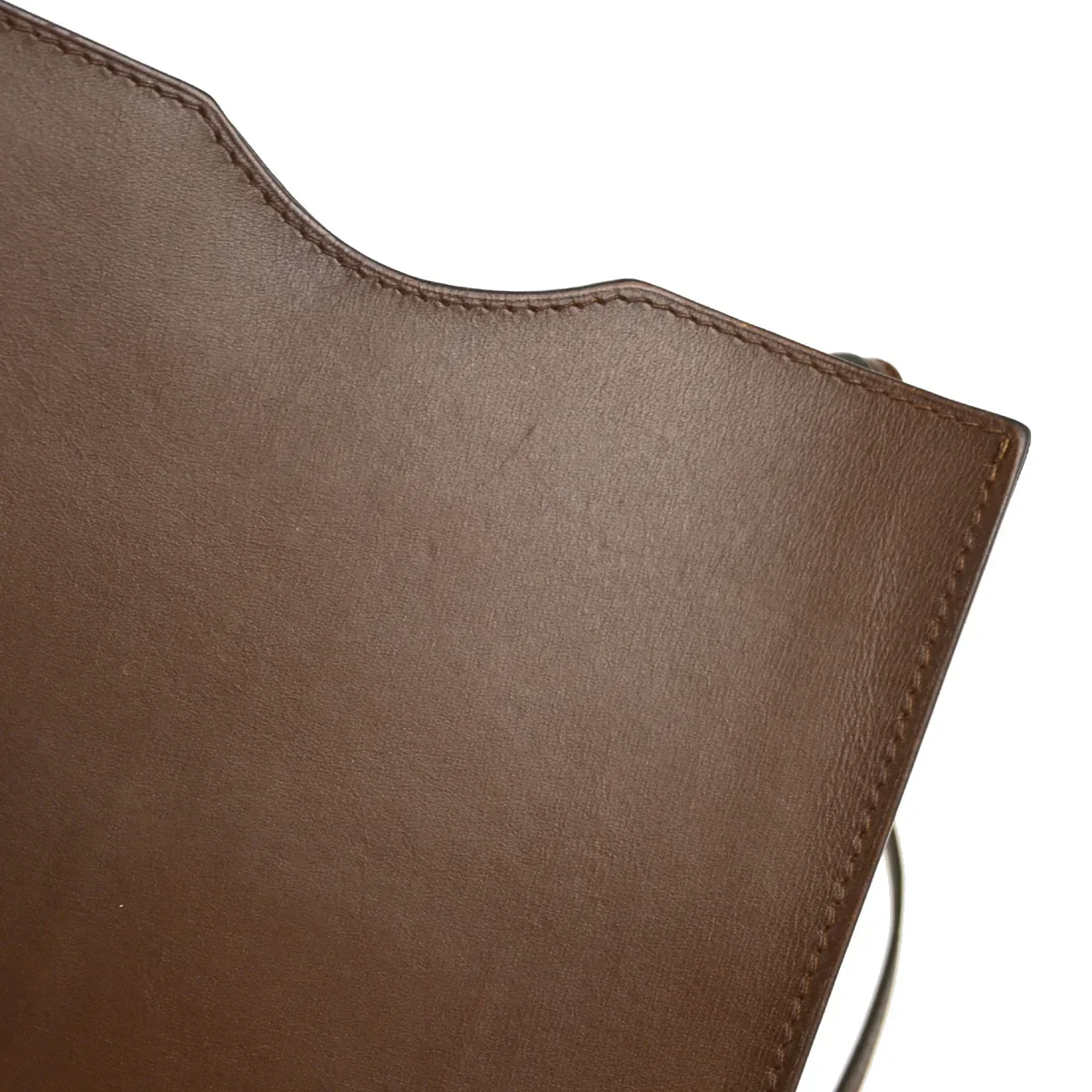 Hermes Havane Box Calf Onimaitou Shoulder Bag - Image 5
