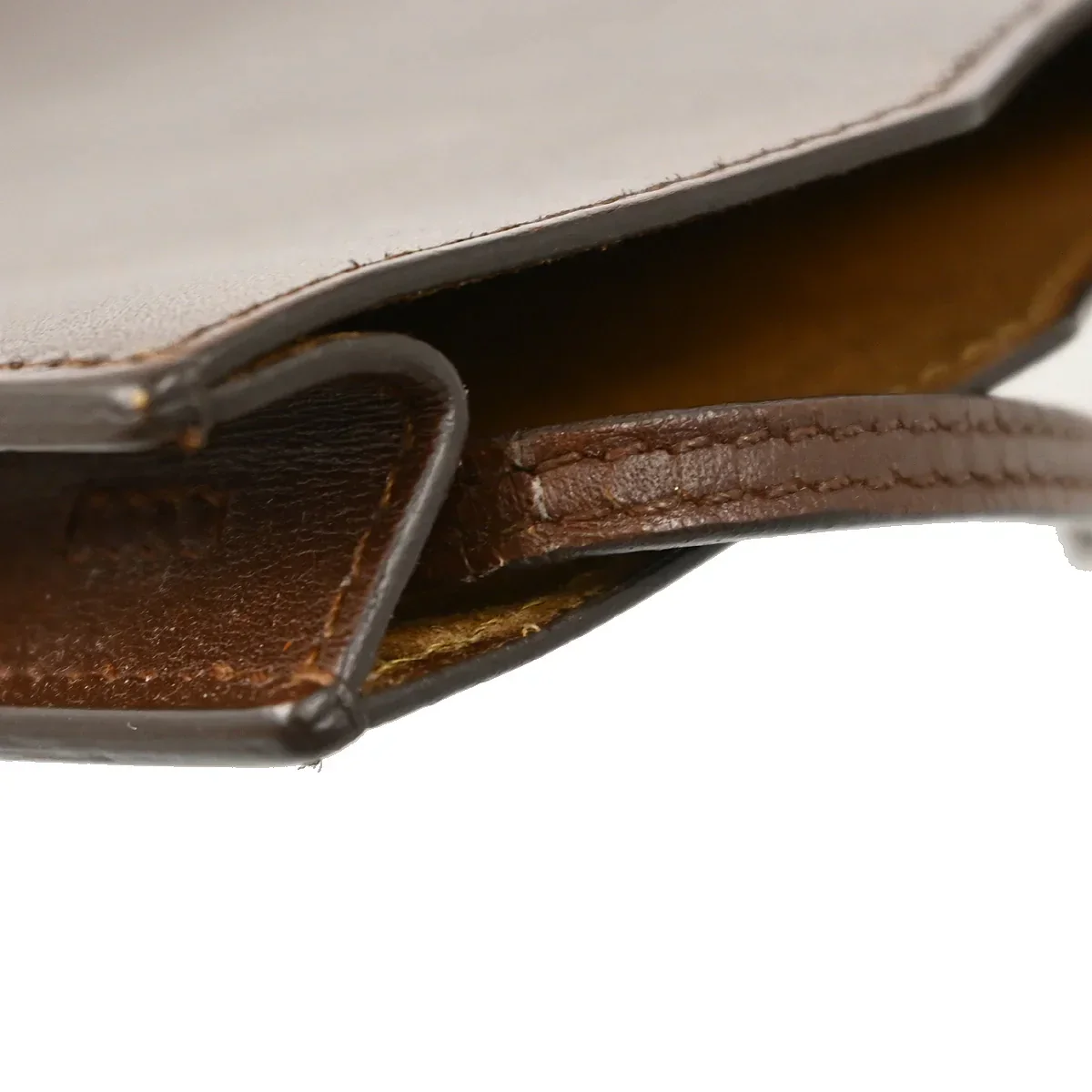 Hermes Havane Box Calf Onimaitou Shoulder Bag - Image 7