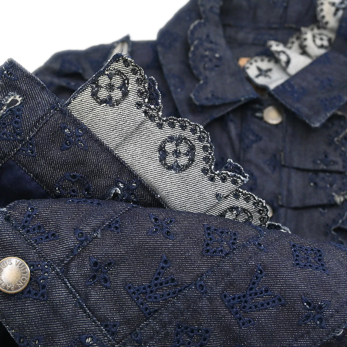 Louis Vuitton 2010 Setup Suit Jacket Skirt Navy #34 - Image 4